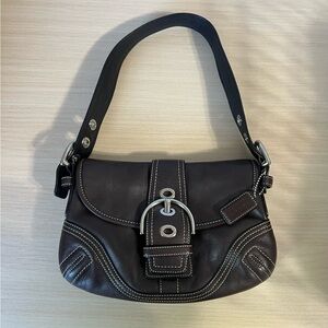 Coach Dark Brown Shoulder Bag